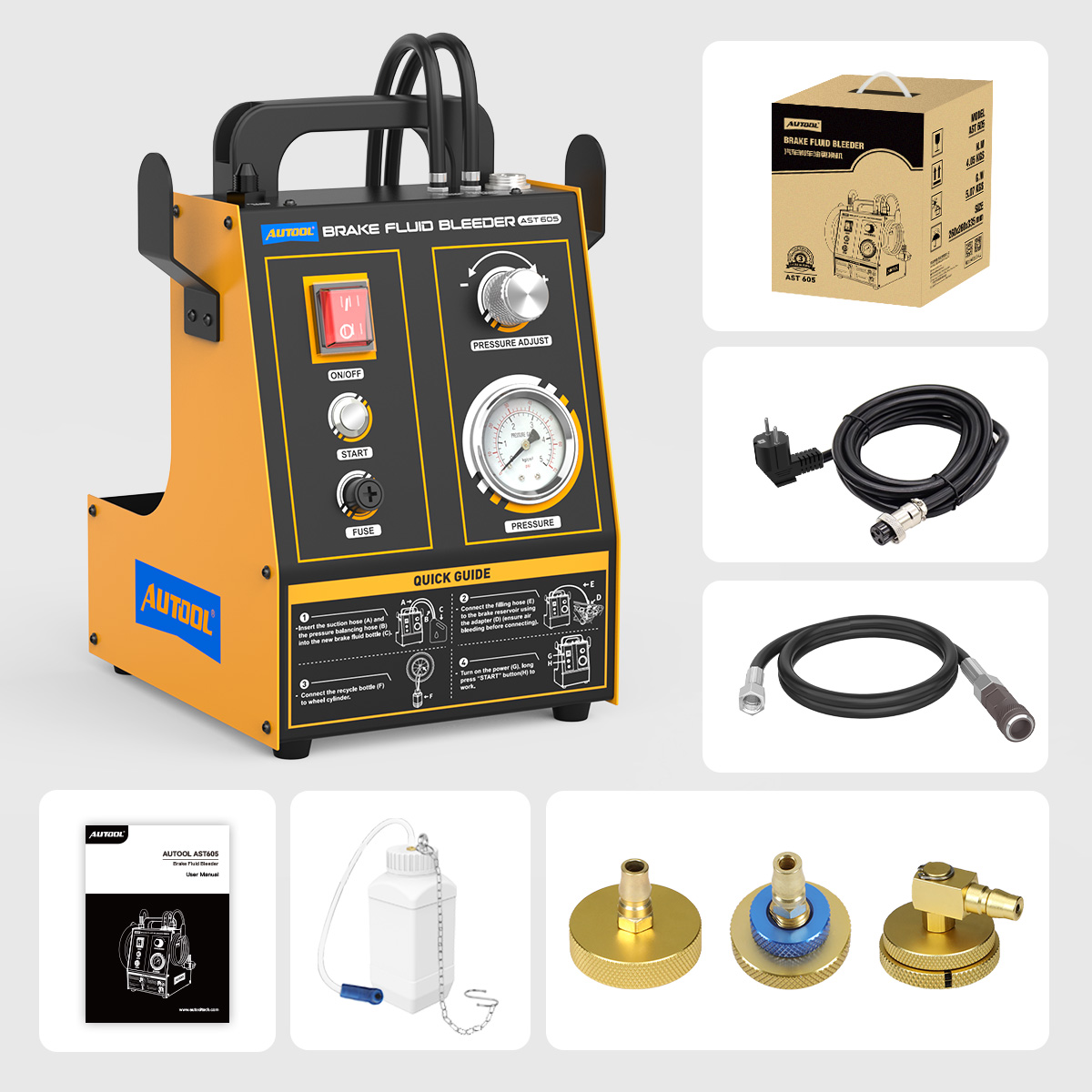 AUTOOL BRAKE FLUID BLEEDER AST605